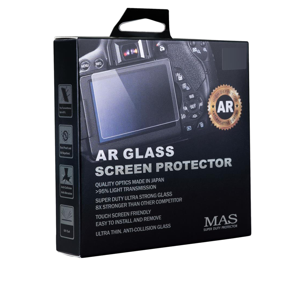 MAS LCD Protector AR für Canon R6, R6 Mark II und R7 + Olympus OM-1